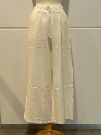 Linen- Viscose Trouser Sand